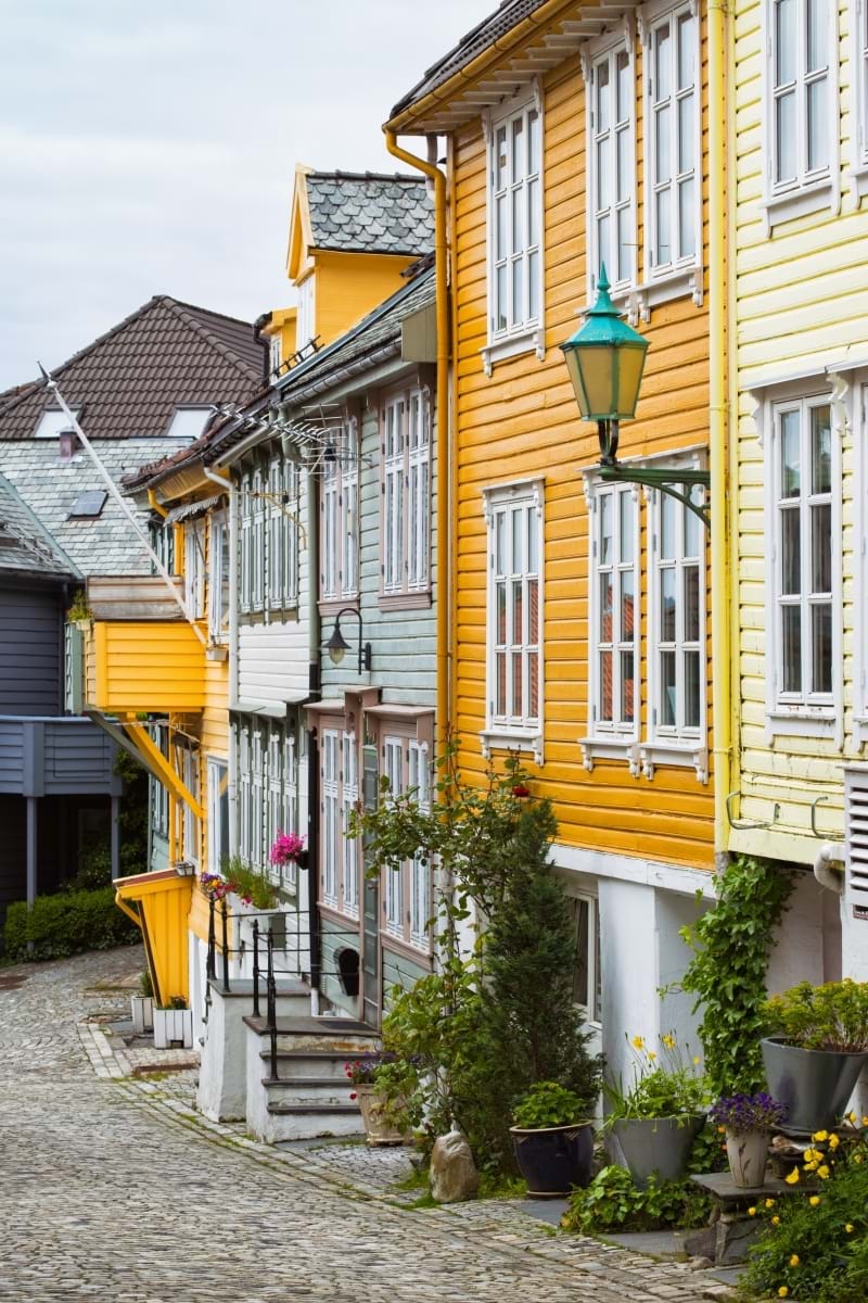 Bilde av bebyggelse i Bergen.