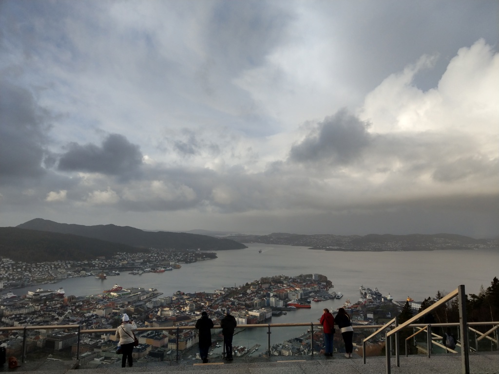 Utsikt fra Fløyen