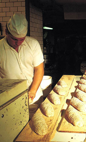 Baker i arbeid