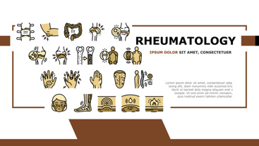 Plakat over forskjellige revmatiske plager