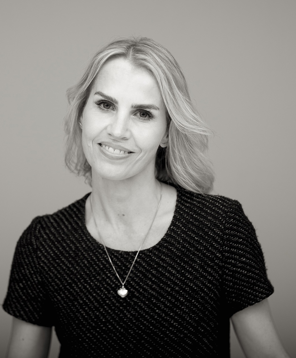 Kvinne portrett sorthvitt bilde. Marthe-Lise Næss-Andresen Foto Ragnhild Elnæs 