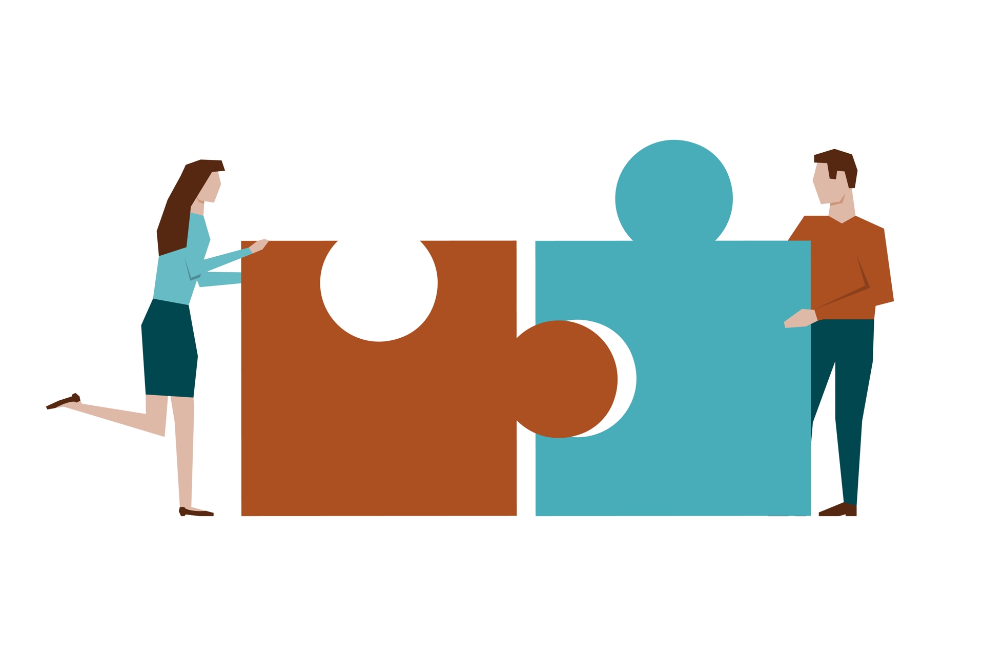 illustrasjon colourbox teamwork samarbeid