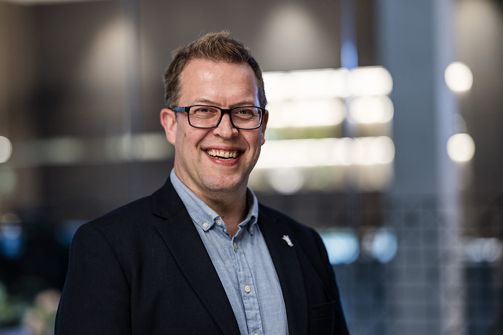 Bilde av Hans Christian Myklestul i Allmennlegeforeningen.