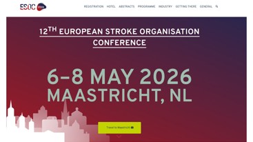 Viser forsiden til nettside ESOC