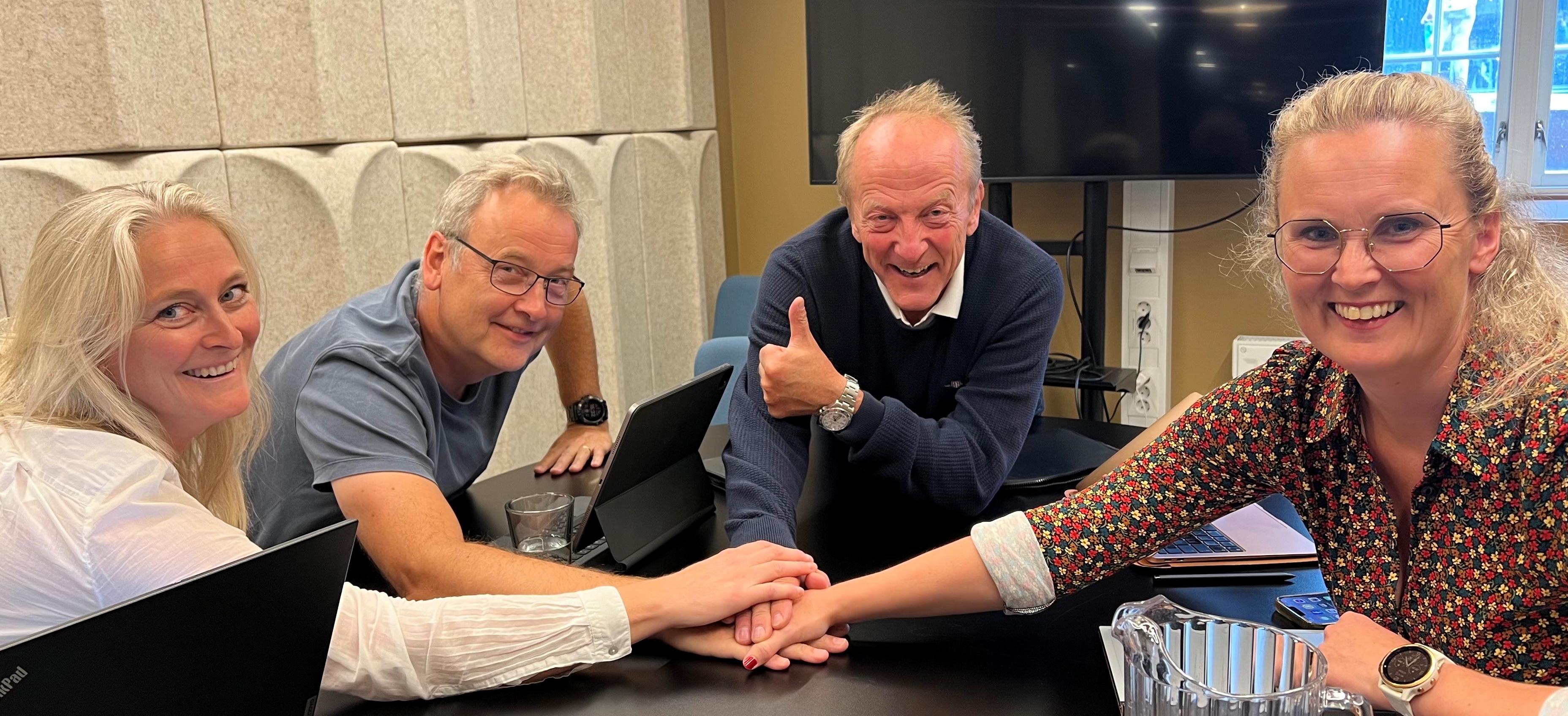 Kurskomite: Edle Nøss, Lina Kristin Welle-Nilsen, Oddvar Alfsvåg og Jan Arvid Prytz