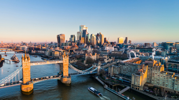 London bridge sett fra luften. Foto: Istockphoto.com/Deejpilot