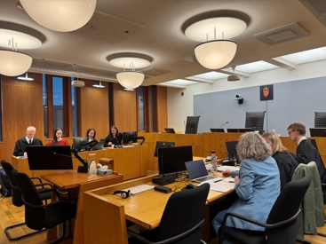 LEGEFORENINGEN GIR PARTSHJELP: Legeforeningen ga også partshjelp i Oslo tingrett i oktober i fjor, da to danskutdannede leger saksøkte staten for å få godkjent klinisk basisutdannelse (KBU) som del av LIS1 i Norge. Legene vant saken, men staten har anket. Ankesaken behandles i august. Foto: Ingrid Rise Fry