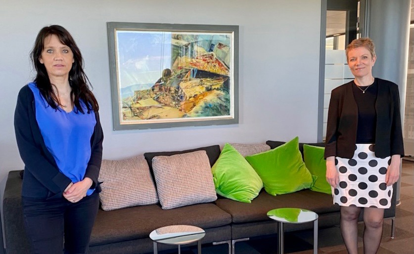 Anne-Kari Bratten og Marit Hermansen .