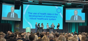 Bilde fra Life Science 2025 (f.v.): Per Morten Sandset, Wenche P. Dehli, Mariann Hornnes, Guri Rørtveit, Bjørn Atle Bjørnbeth og Camilla Stoltenberg.