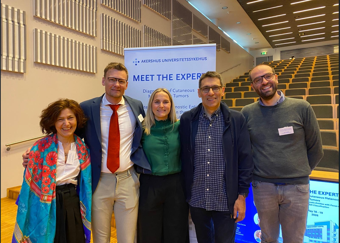 Fra venstre: Assia Bassarova, Erling Undersrud, Tonje Eidsnes, Arnaud de la Fouchardière,  Gerardo Cazzato  Foto: Katrine Lyssand