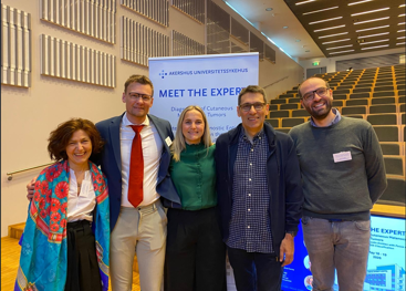 Fra venstre: Assia Bassarova, Erling Undersrud, Tonje Eidsnes, Arnaud de la Fouchardière,  Gerardo Cazzato  Foto: Katrine Lyssand