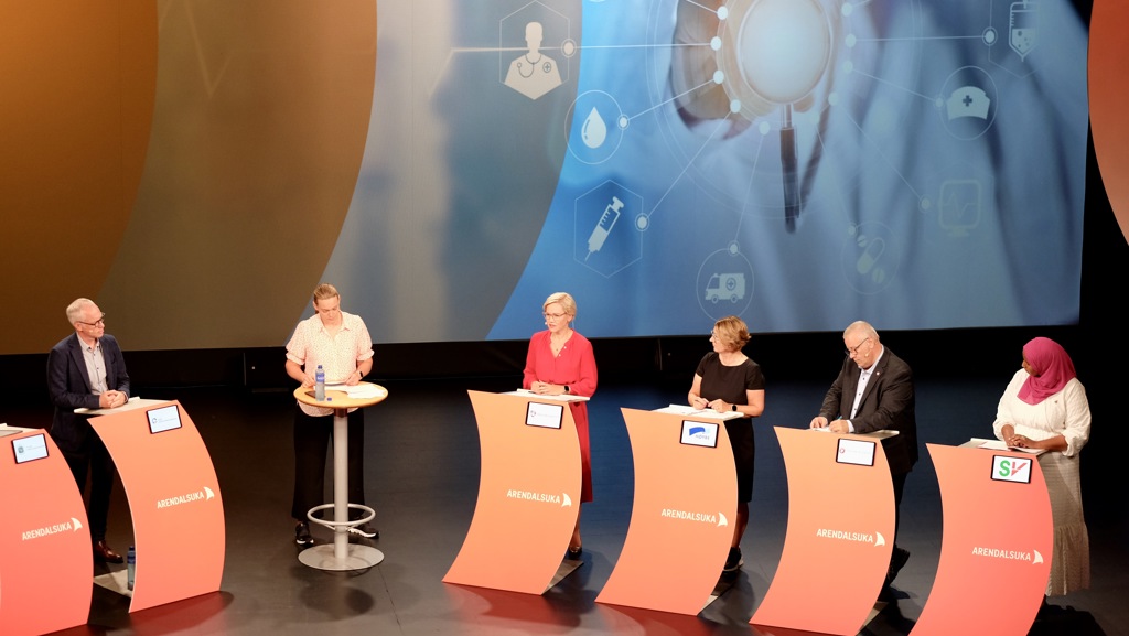 Bilde fra debatten