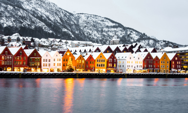 Bildet av Bergen fra Colourbox