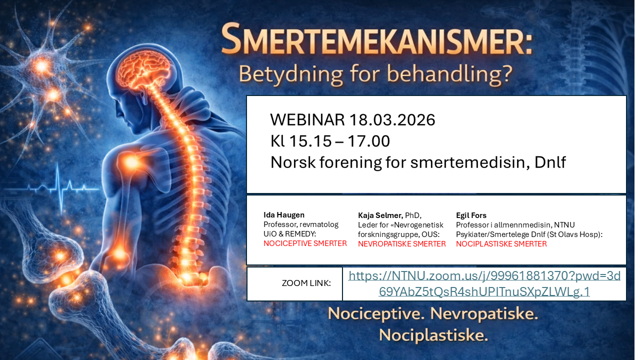 Webinar i smertemekanismer
