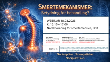 Webinar i smertemekanismer