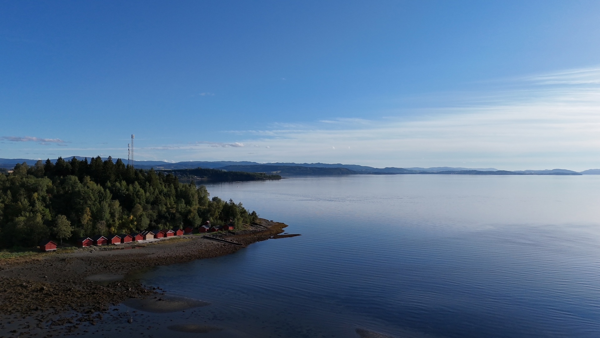 Bilde over Trondheimsfjorden
