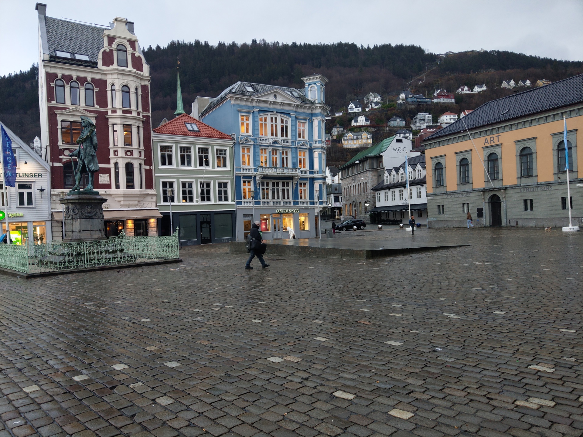 Bergen etter regn