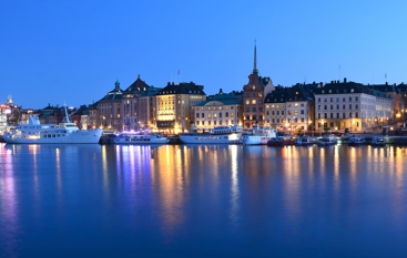 Stockholm om kvelden. Foto: Sissel G. F. Wahl