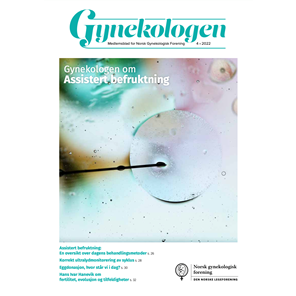 Forsiden av Gynekologen sitt medlemsblad