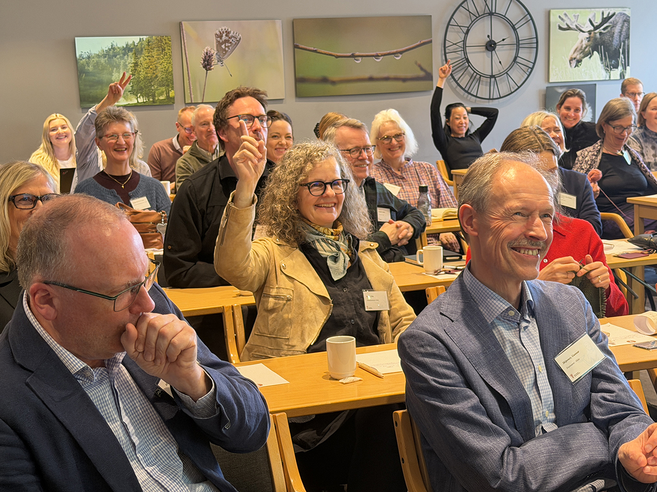 ENGASJERT GJENG: Årets konferanse favnet bredt, men traff samtidig kjernen av det arbeidsmedisinere står i til daglig. Det var stort engasjement i salen under konferansen.