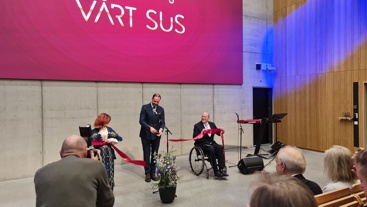 Silkebåndet er kuttet, foto Peter Christersson