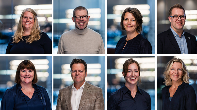 Samlebilde av Legeforeningens sentralstyre 2025.