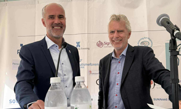 To menn med dress debatt Arendalsuka