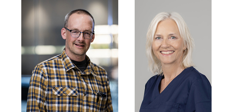 Bilde av Mathis Heibert og Randi Barli i Nord-Trøndelag legeforening