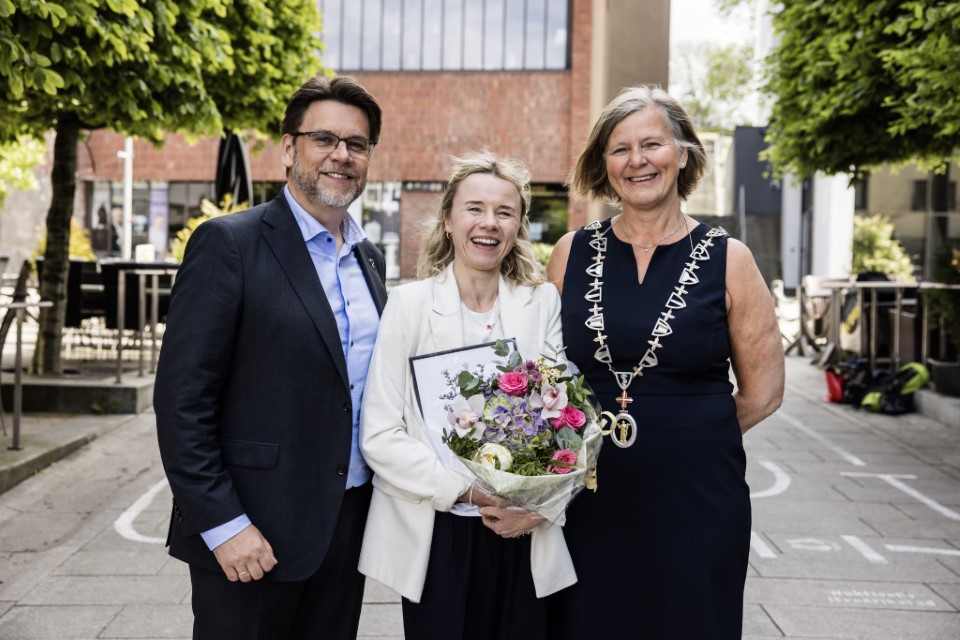 Prisvinner mellom visepresident og president i Legeforeningen