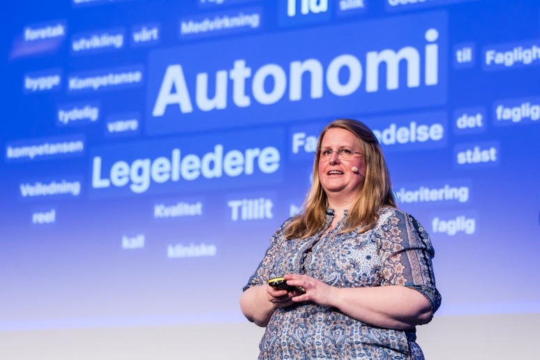 Leder i Yngre legers forening, Ingeborg Henriksen. Foto: Legeforeningen/Thomas B. Eckhoff