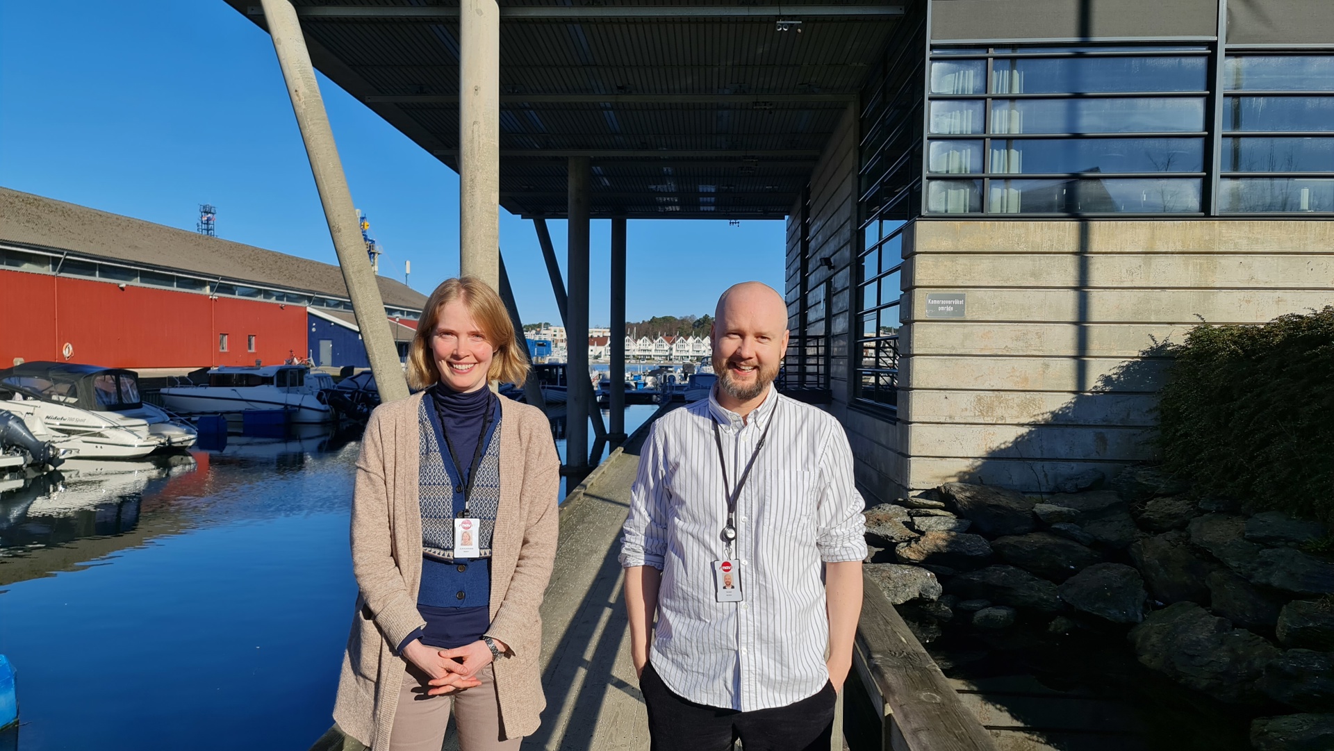 Elin og Trond fra NAV, foto Peter Christersson
