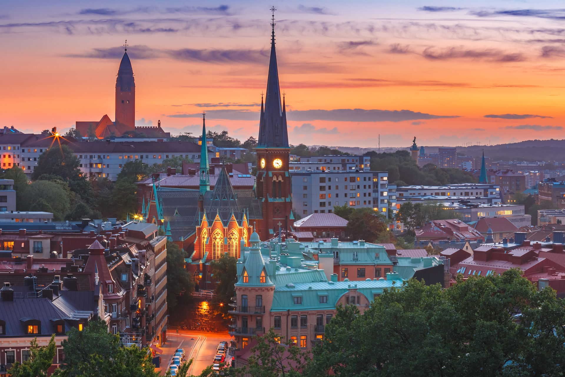 Gøteborg bybilde Illustrasjonsfoto: Colourbox.com