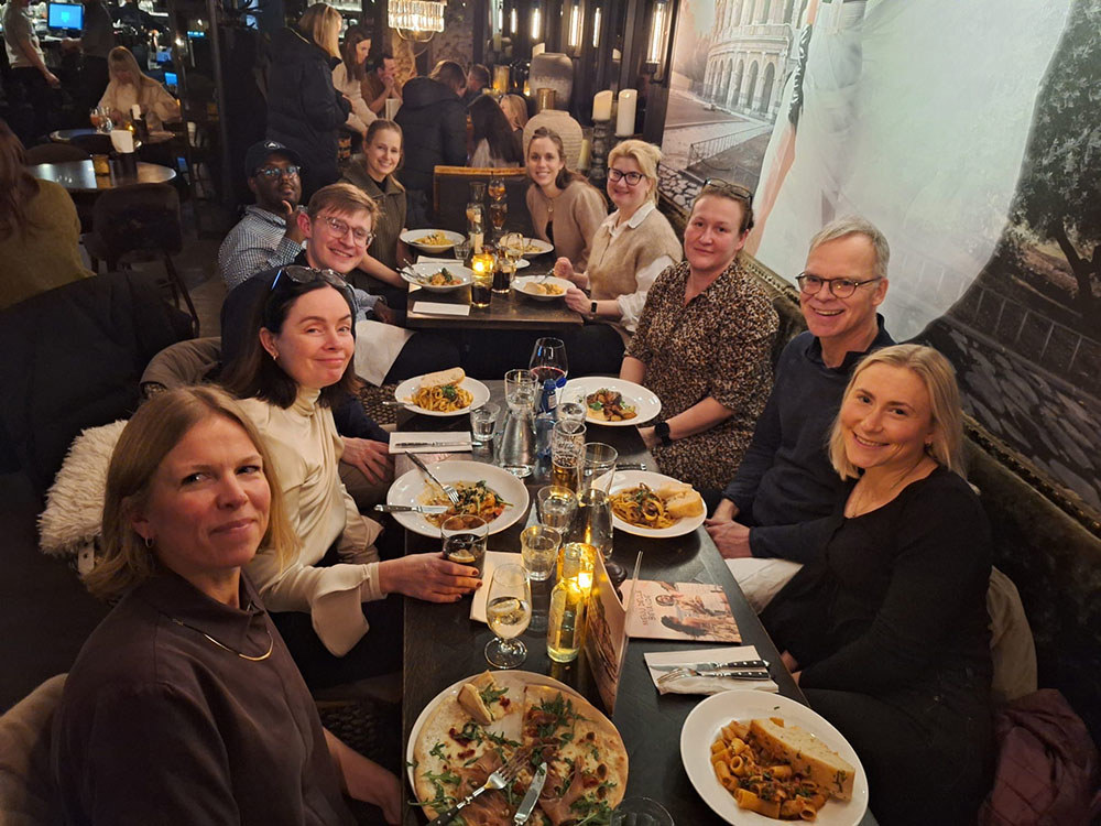 Bilde av kursdeltagerne i nukleærmedisin.