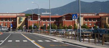 Bilde av universitetssykehuset i Pisa. Foto: Ingrid M. Alm Andersen