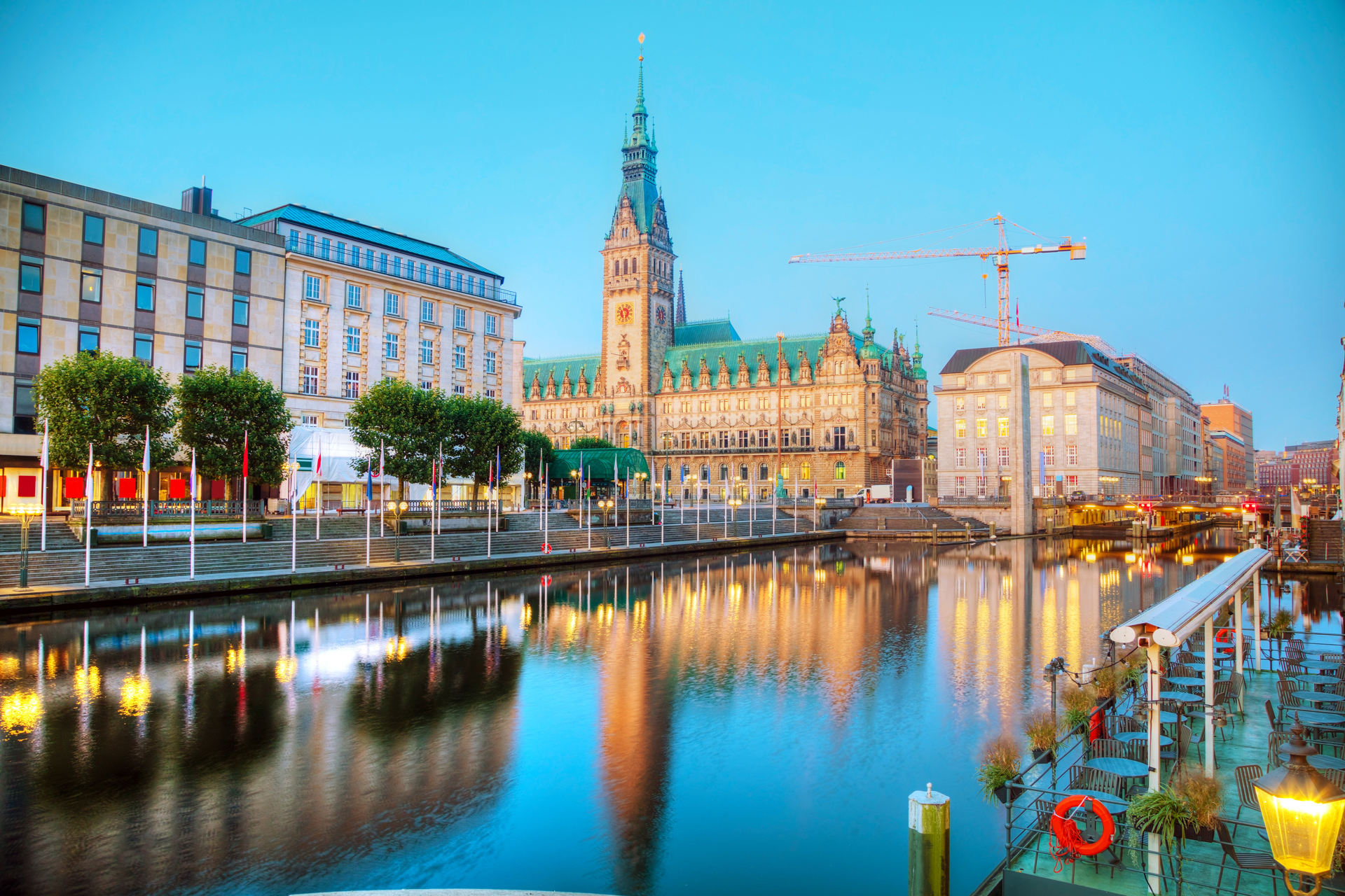 Bilde fra Hamburg sentrum Ill. colourbox