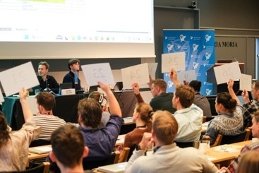 Forsamlingen under Yngre legers forenings årsmøte. Foto: Yngre legers forening