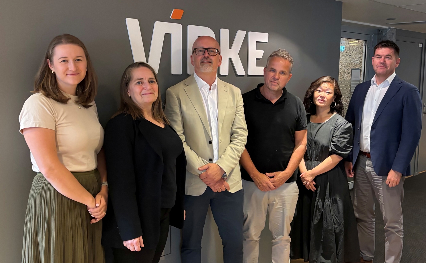 Fra venstre: Anne Grethe Strande Bråthen, Wencke S Eide, Frode Solberg, Ole Jacob Støle, Karoline Ramdal og Jan Olav Birkenhagen. Foto: Legeforeningen