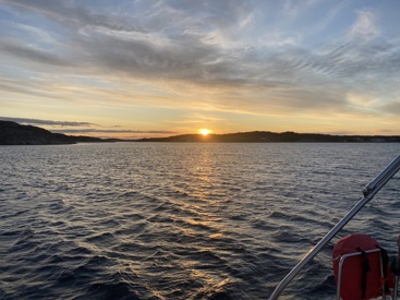 Bilde av sol og hav